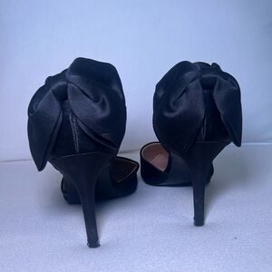 Black Bow Heels